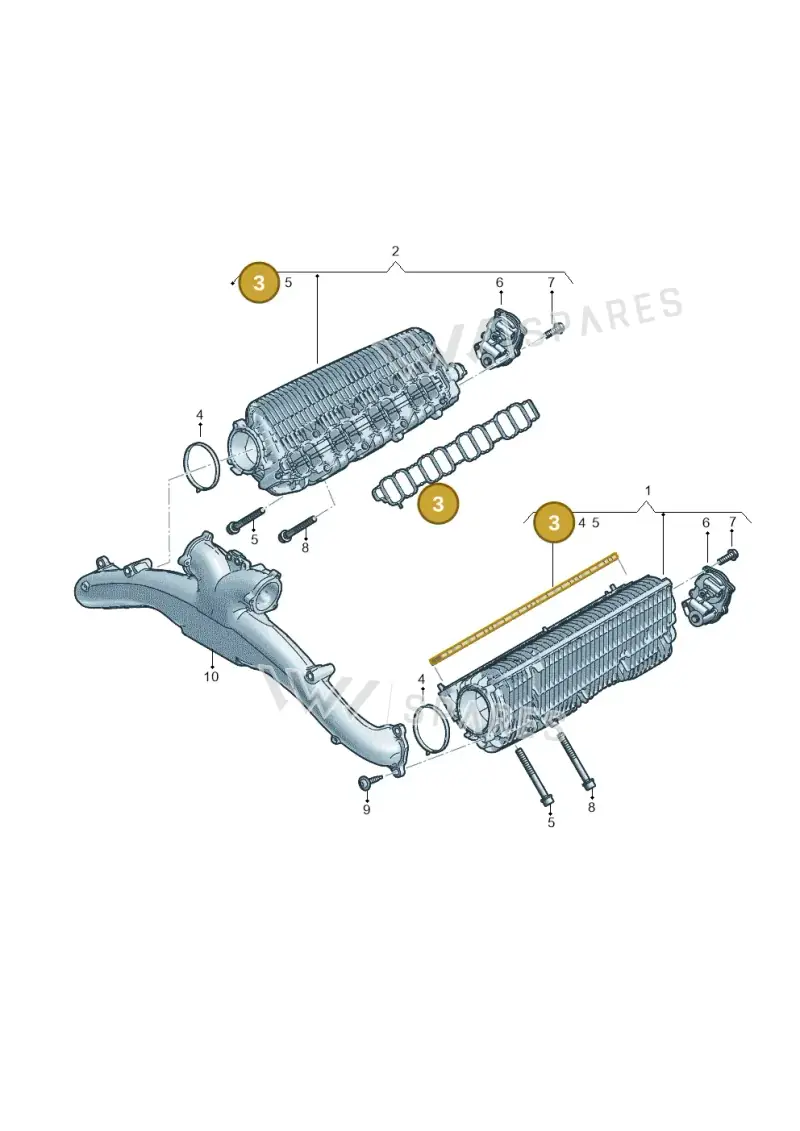 057129707B — Volkswagen Touareg (2017-2023) diagram 859129700, position 3