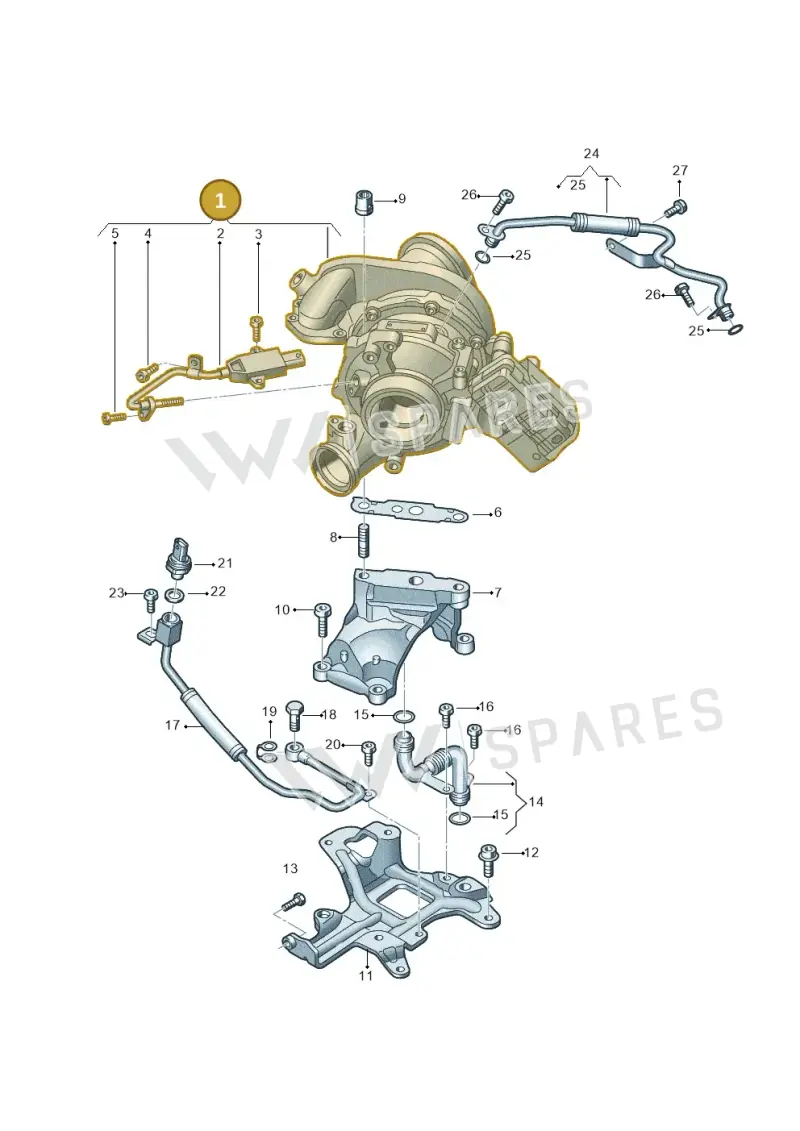 057145653AC — Volkswagen Touareg (2017-2023) diagram 439145550, position 1