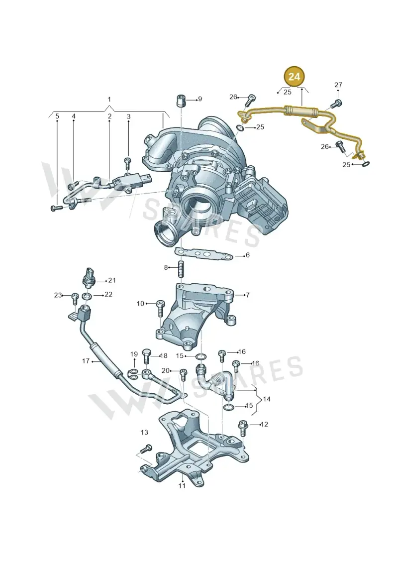 057145771AD — Volkswagen Touareg (2017-2023) diagram 439145550, position 24
