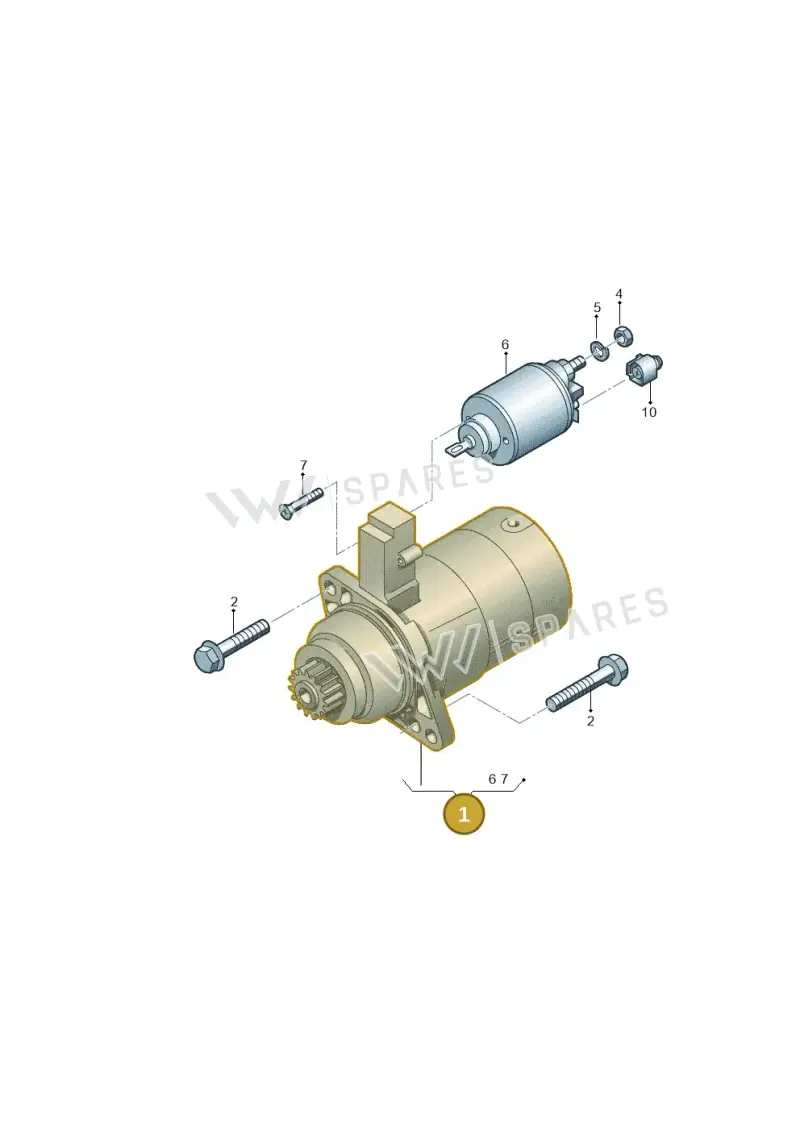 057911023E — Volkswagen Touareg (2010-2012) diagram 679911000, position 1