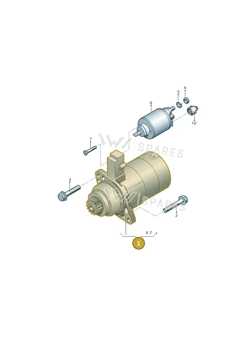 057911023EX — Volkswagen Touareg (2010-2012) diagram 679911000, position 1