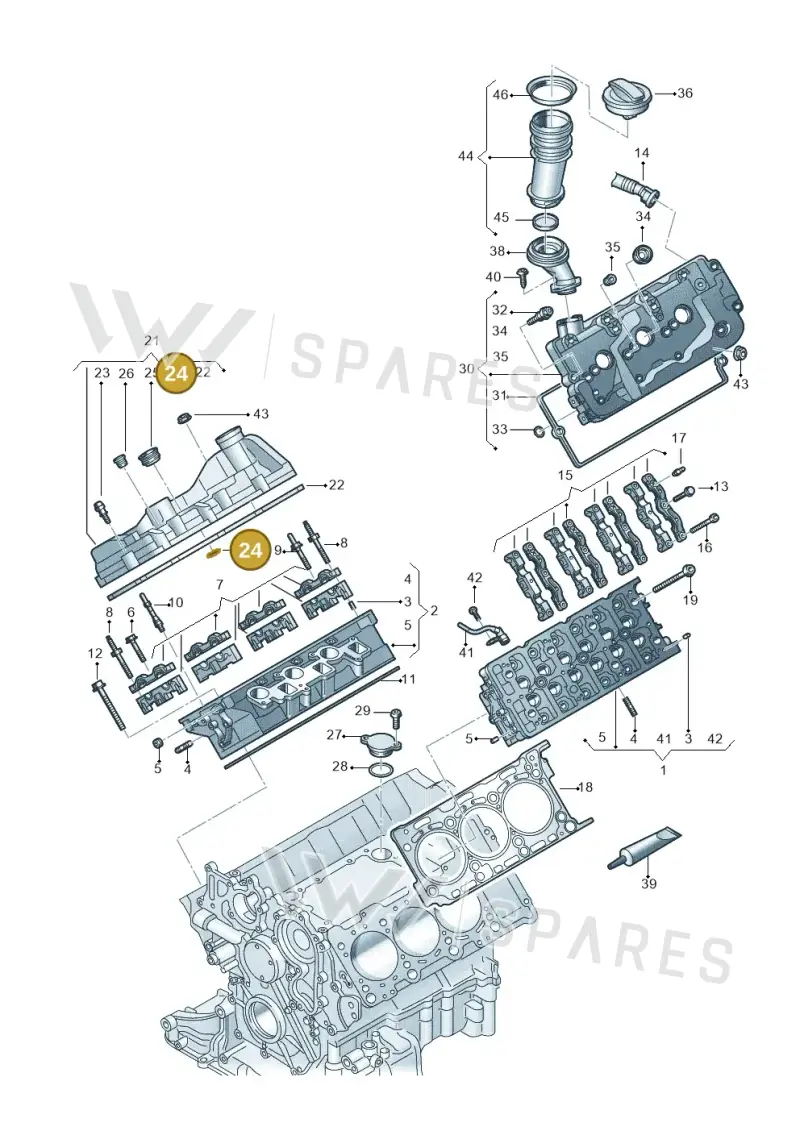 059103196A — Volkswagen Amarok twin cab (2022-) diagram 894103650, position 24