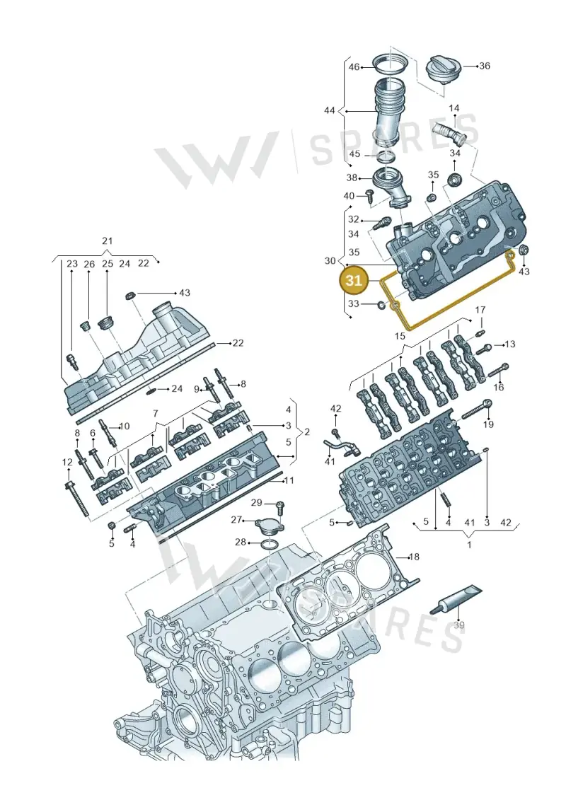 059103483AH — Volkswagen Amarok twin cab (2022-) diagram 894103650, position 31
