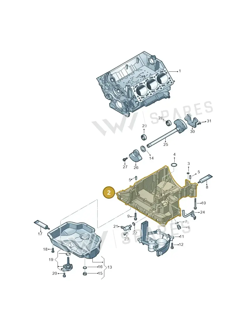 059103603FC — Volkswagen Amarok twin cab (2022-) diagram 693103280, position 2