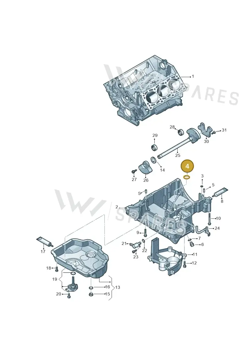 059103610J — Volkswagen Amarok twin cab (2022-) diagram 693103280, position 4