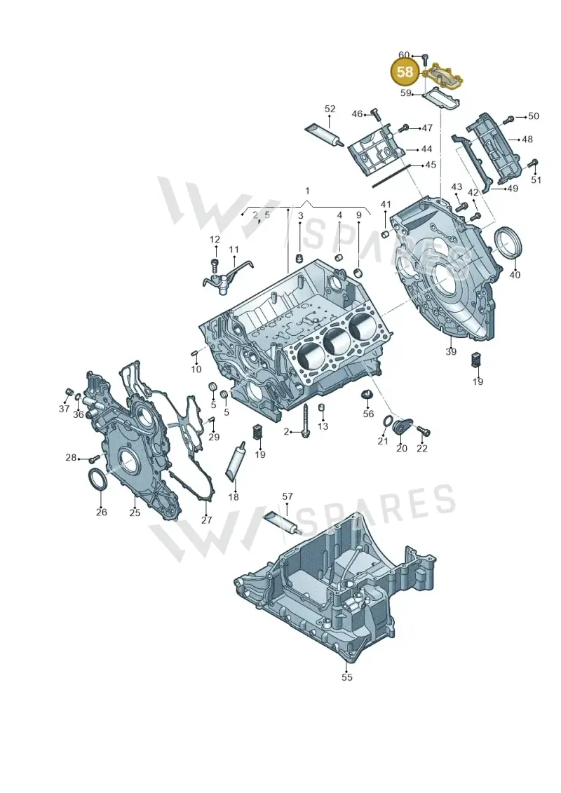 059103708A — Volkswagen Amarok twin cab (2022-) diagram 894103250, position 58