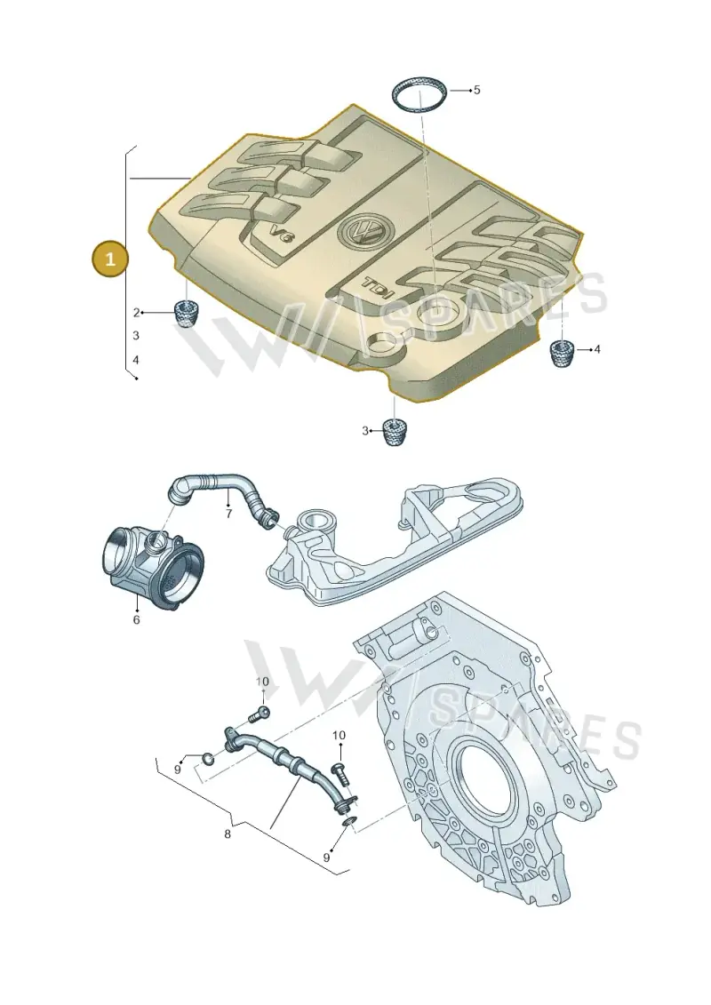 059103925CT — Volkswagen Amarok twin cab (2022-) diagram 894103900, position 1