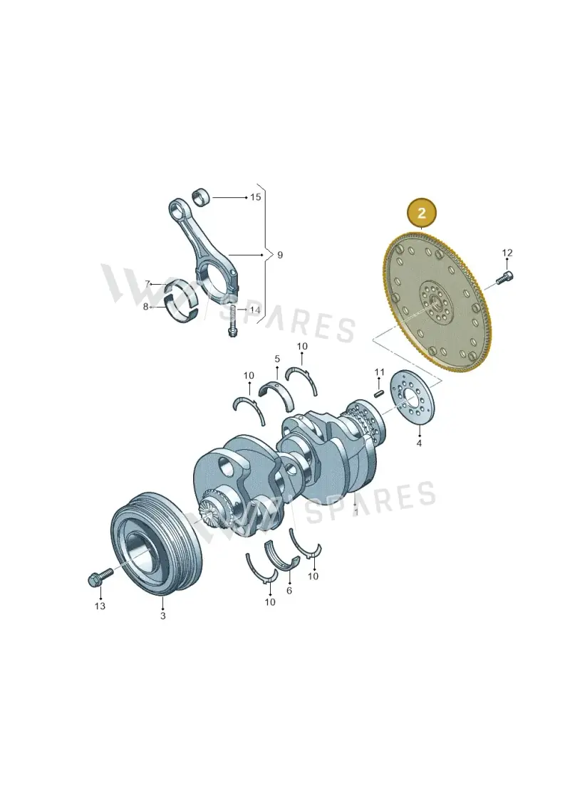059105323BN — Volkswagen Amarok twin cab (2022-) diagram 894105700, position 2