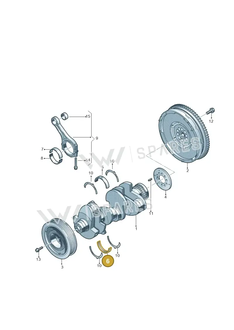 059105591AMSWA — Volkswagen Amarok twin cab (2016-2022) diagram 894105650, position 6