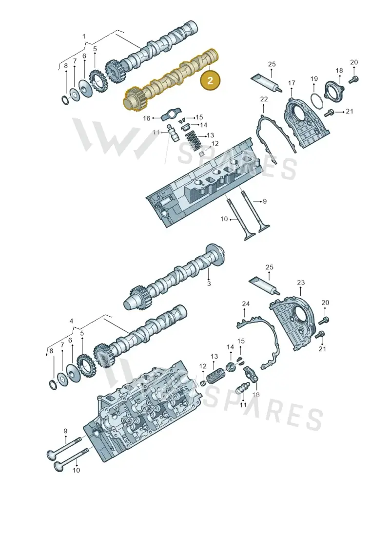 059109022BE — Volkswagen Phaeton 4motion (2010-2016) diagram 258109430, position 2