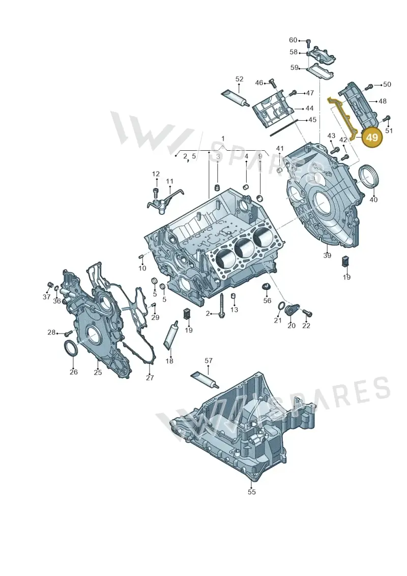 059109091N — Volkswagen Amarok twin cab (2022-) diagram 894103250, position 49