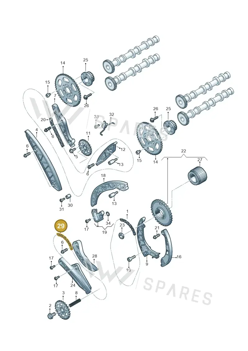 059109106E — Volkswagen Amarok twin cab (2022-) diagram 788109560, position 29