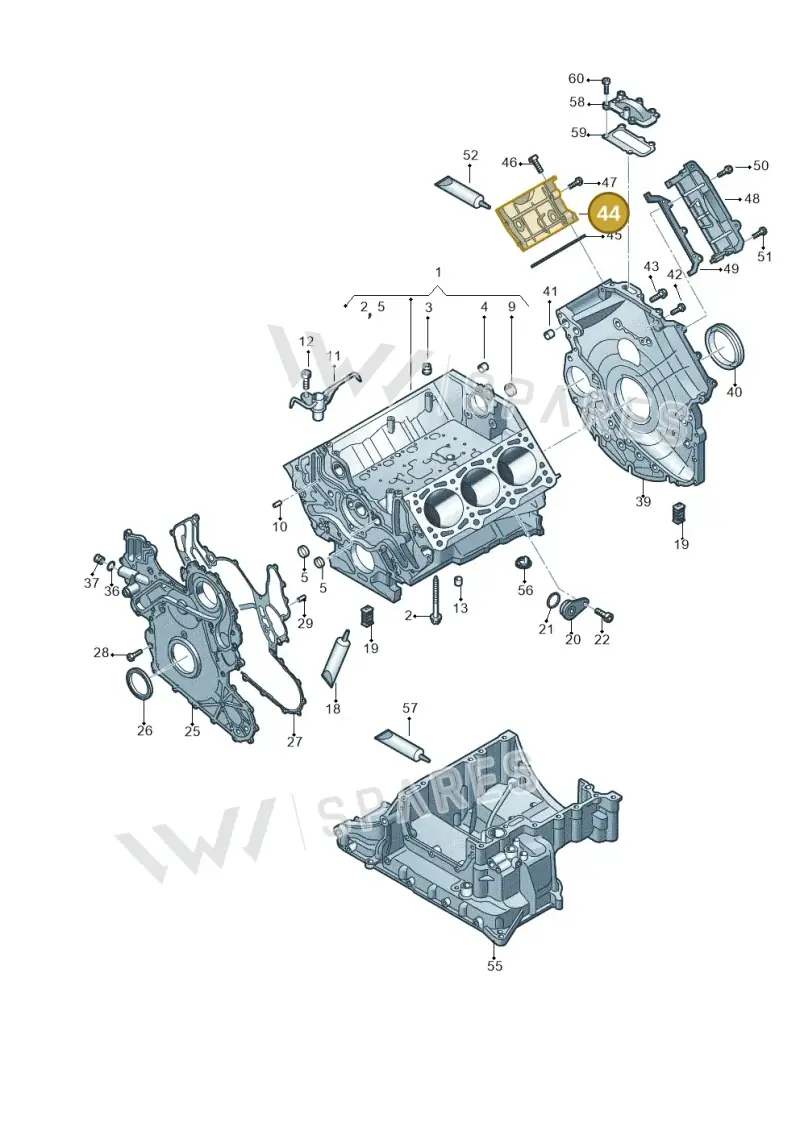 059109122AK — Volkswagen Amarok twin cab (2022-) diagram 894103250, position 44