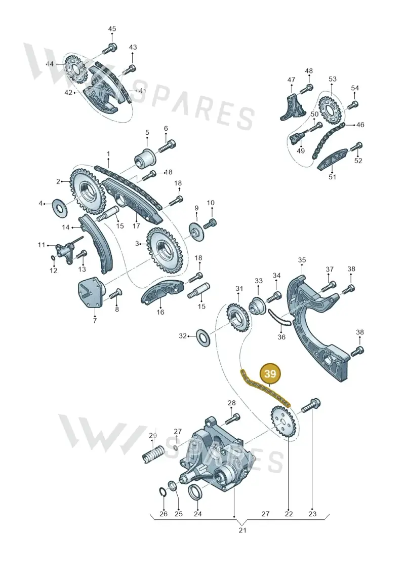 059109229N — Volkswagen Touareg BlueMotion (2014-2018) diagram 277109900, position 39