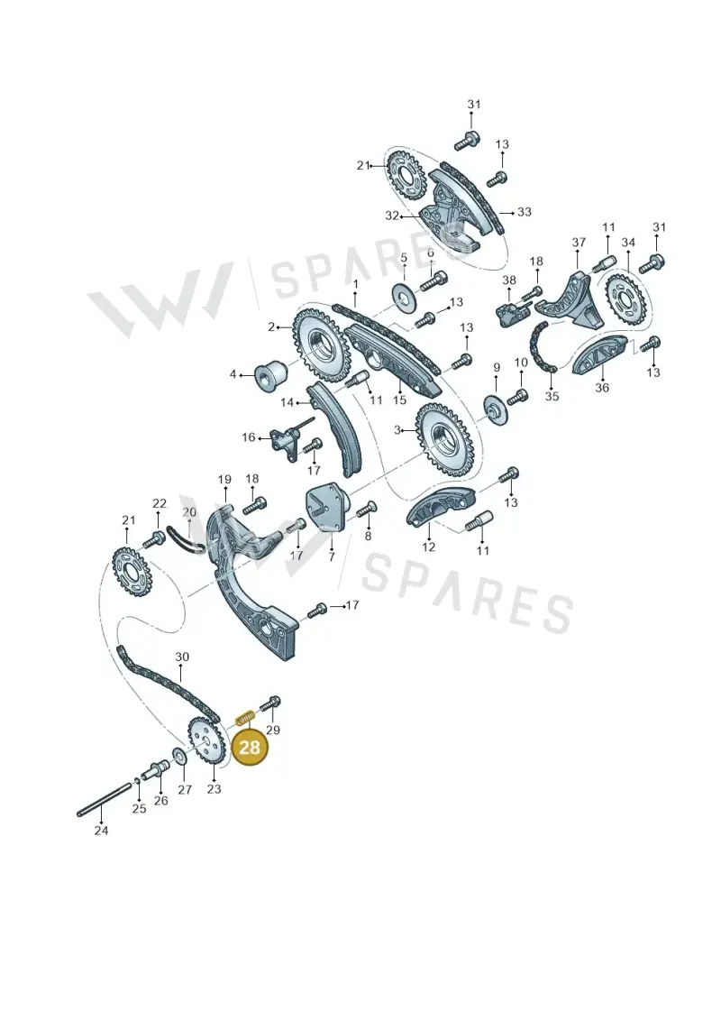 059109481 — Volkswagen Phaeton 4motion (2010-2016) diagram 631109700, position 28