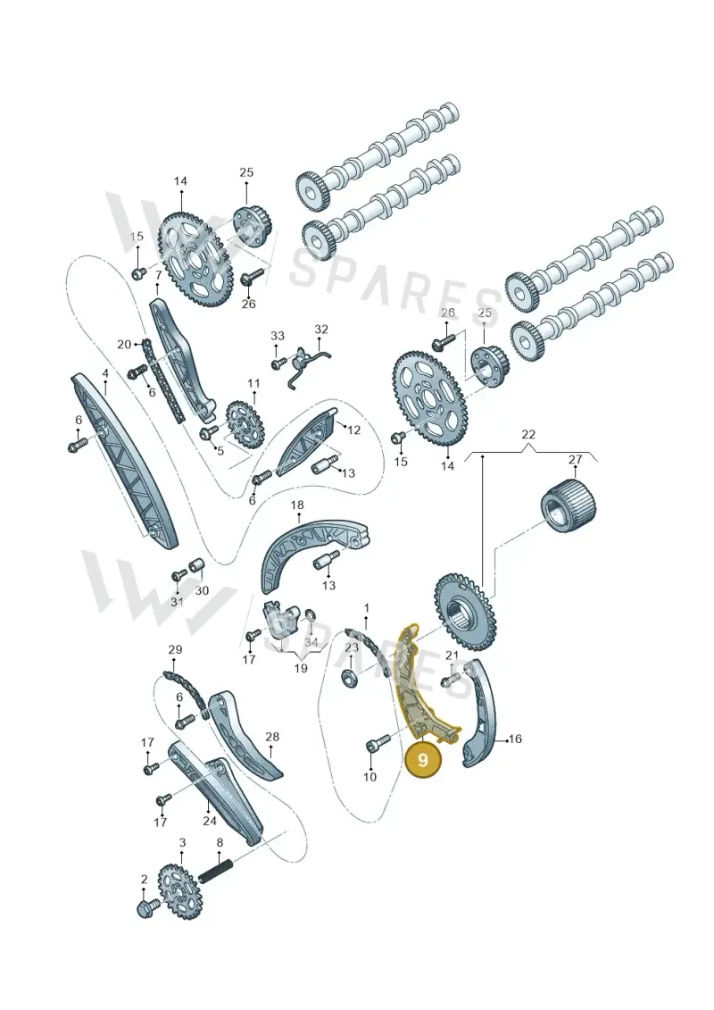 059109507AM — Volkswagen Amarok twin cab (2022-) diagram 788109560, position 9