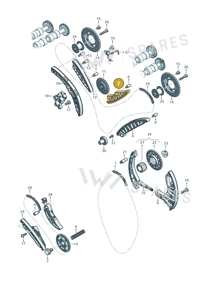 059109513N — Volkswagen Touareg (2017-2023) diagram 859109570, position 7