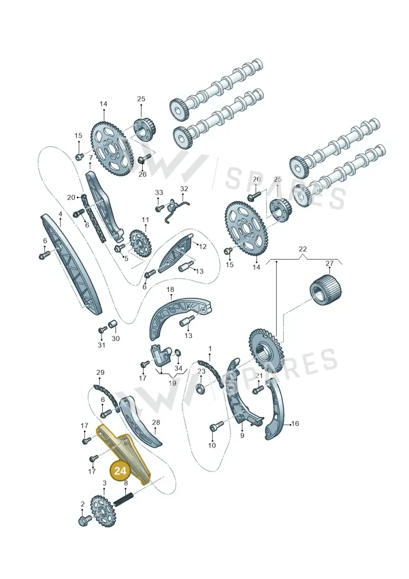 059109538R — Volkswagen Amarok twin cab (2022-) diagram 788109560, position 24