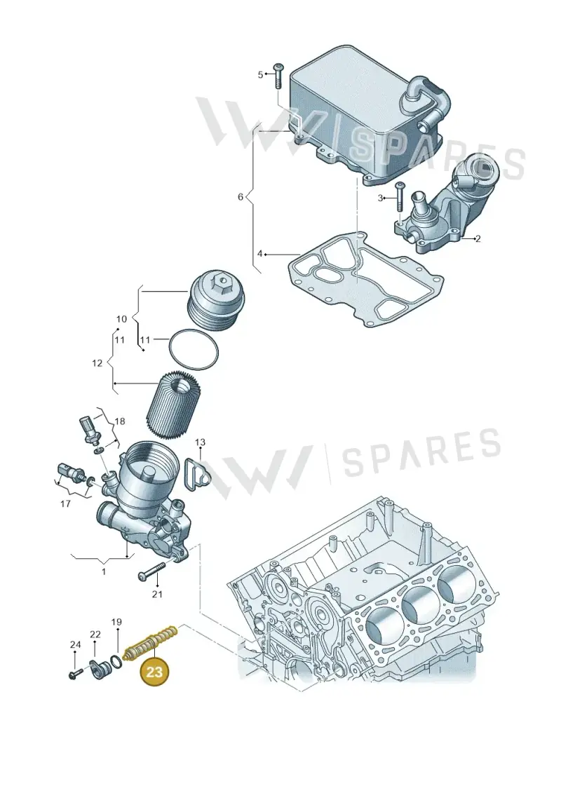 059115201H — Volkswagen Amarok twin cab (2022-) diagram 788115560, position 23
