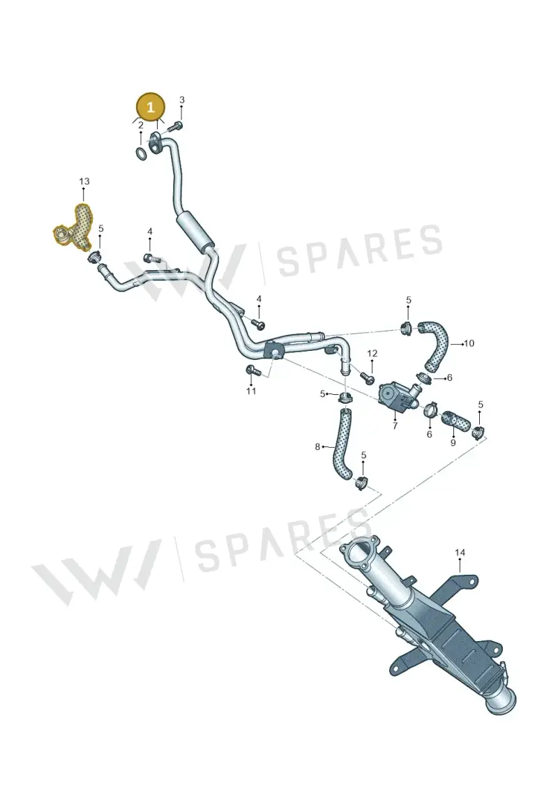 059121511CS — Volkswagen Touareg (2017-2023) diagram 439121380, position 1