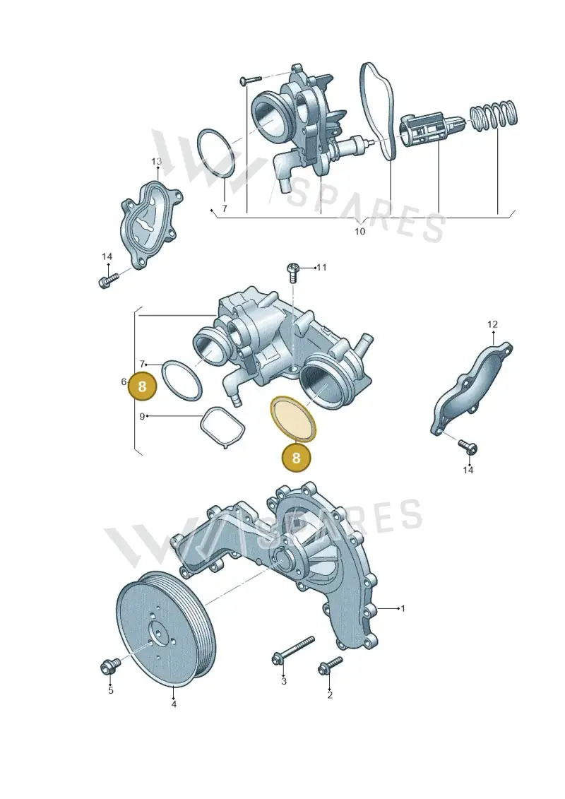 059121665 — Volkswagen Amarok twin cab (2022-) diagram 788121000, position 8