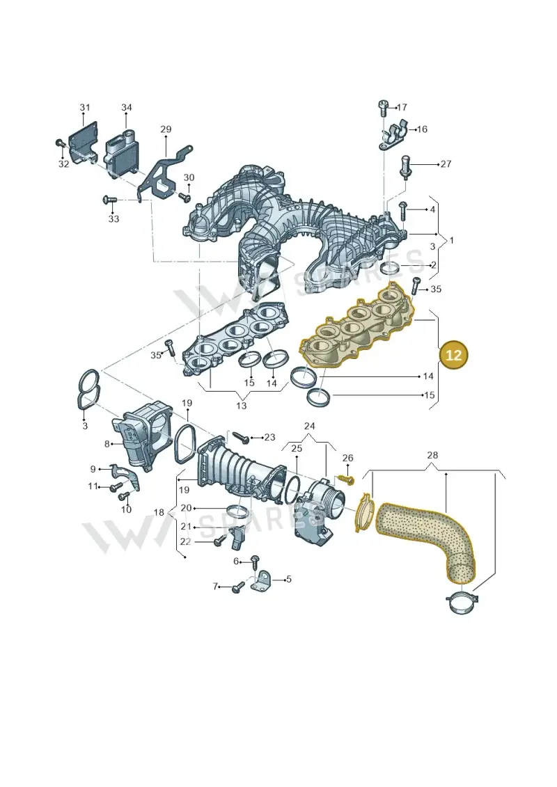 059129765T — Volkswagen Touareg (2017-2023) diagram 838129650, position 12