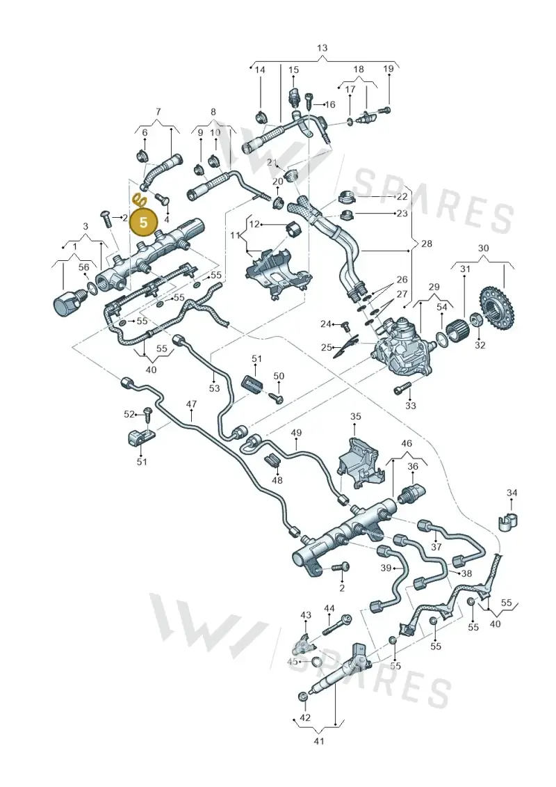 059130120 — Volkswagen Touareg (2017-2023) diagram 896130097, position 5