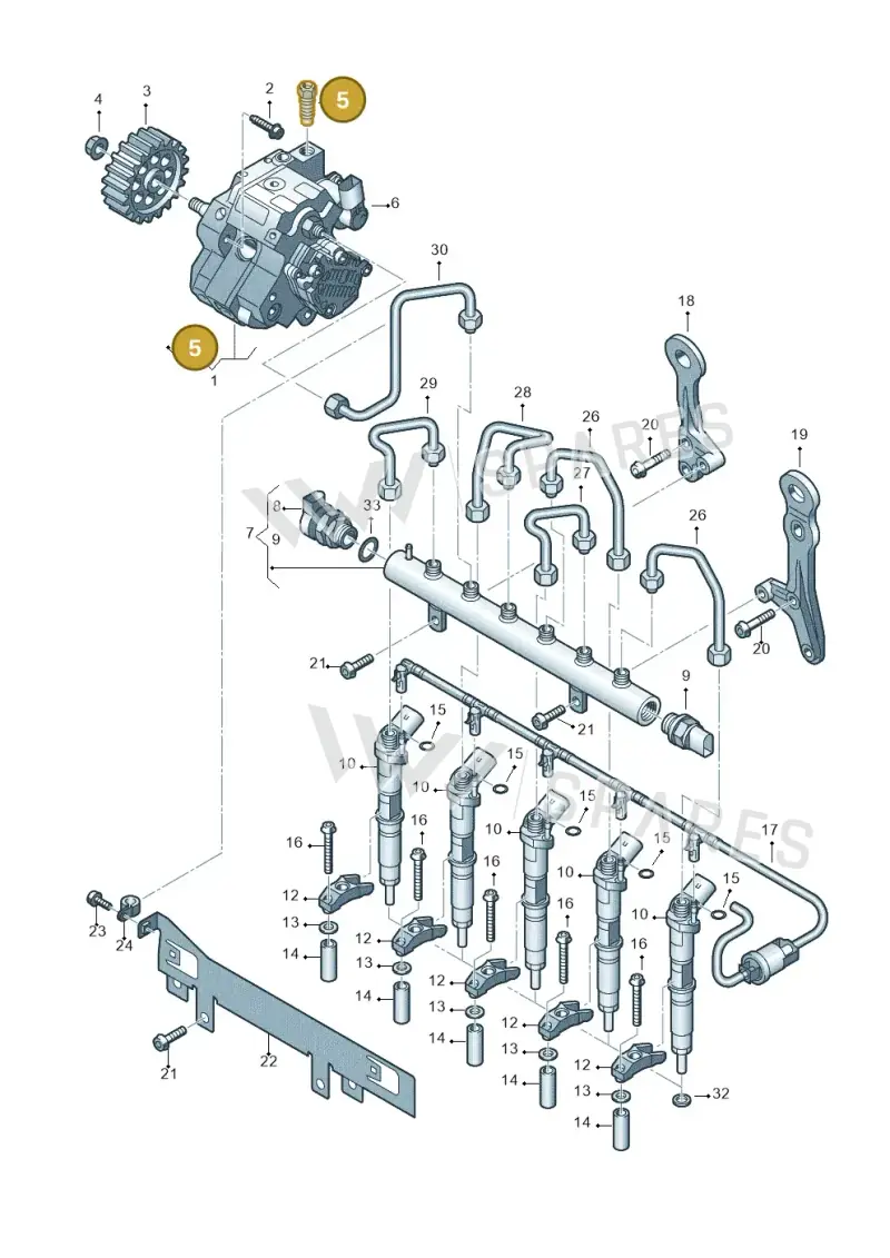 059130122A — Volkswagen Crafter 35 panel (2011-2016) diagram 483130400, position 5