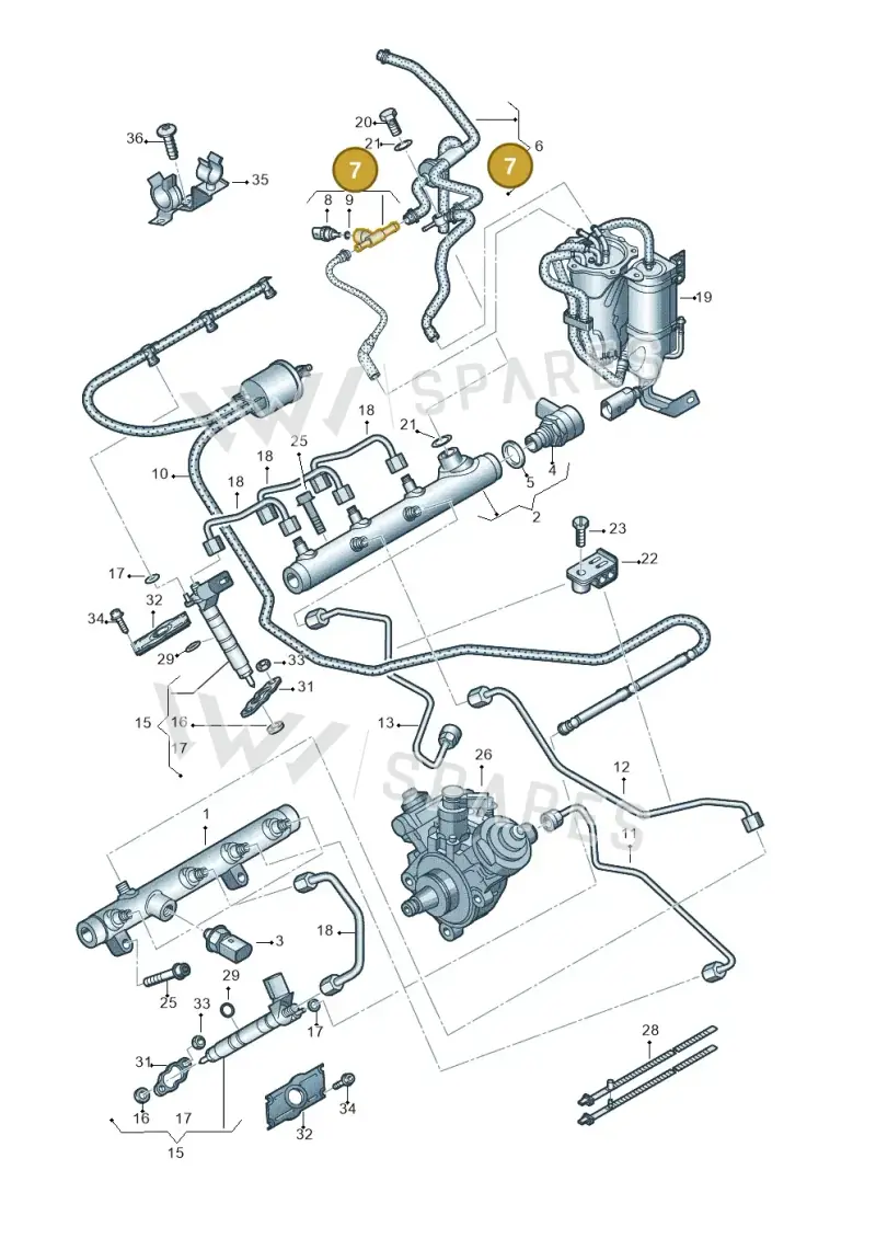 059130299F — Volkswagen PHAETON                08> (2007-) diagram 631130800, position 7