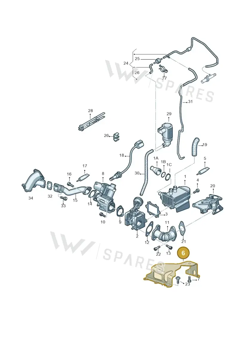 059131035B — Volkswagen Phaeton 4motion (2010-2016) diagram 631131550, position 6