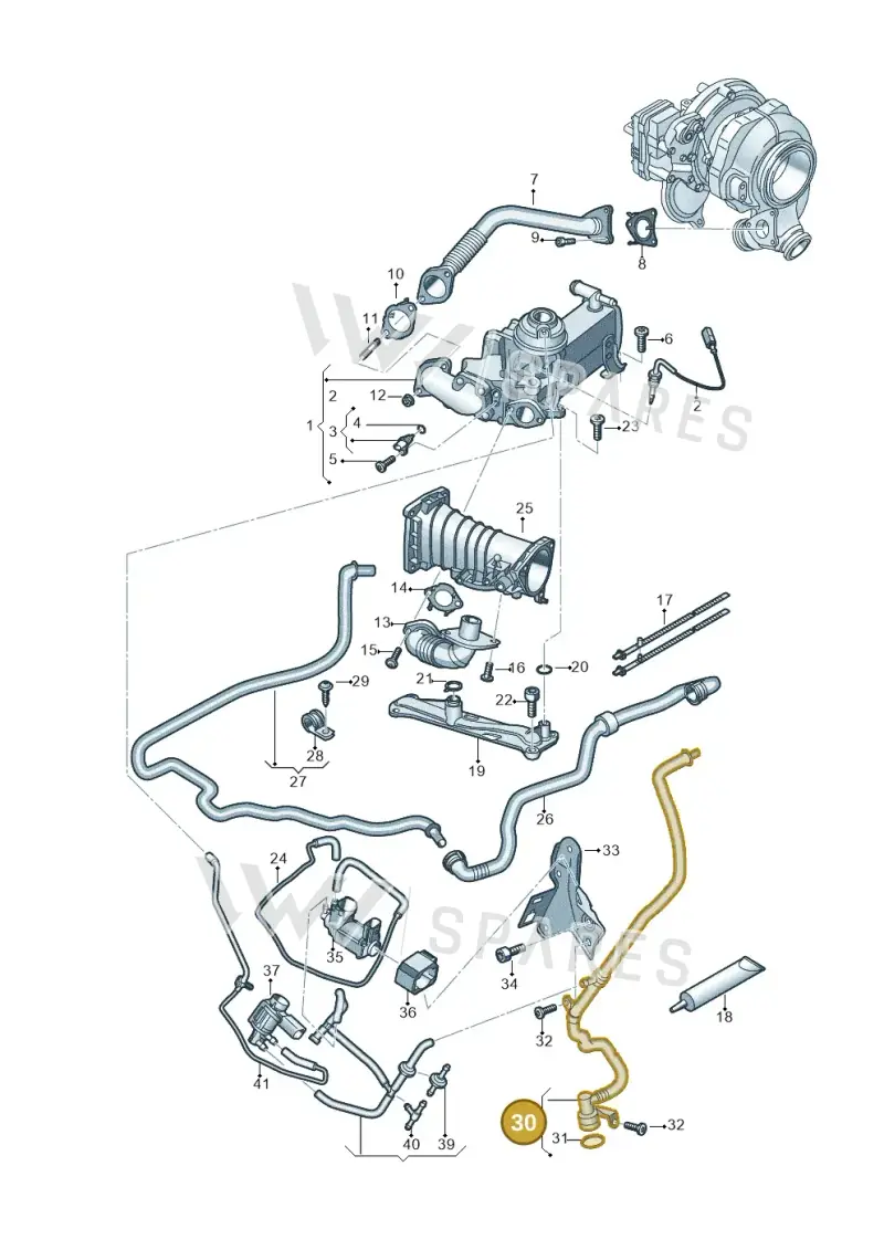 059131057AL — Volkswagen Touareg (2017-2023) diagram 439131000, position 30