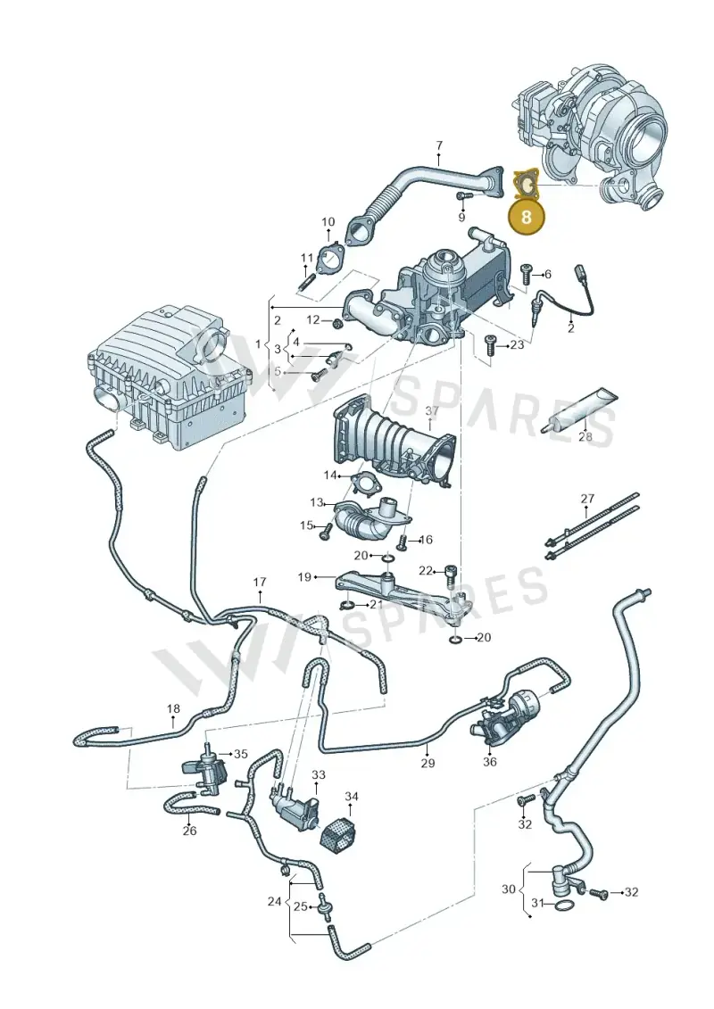 059131357P — Volkswagen Amarok twin cab (2022-) diagram 894131700, position 8