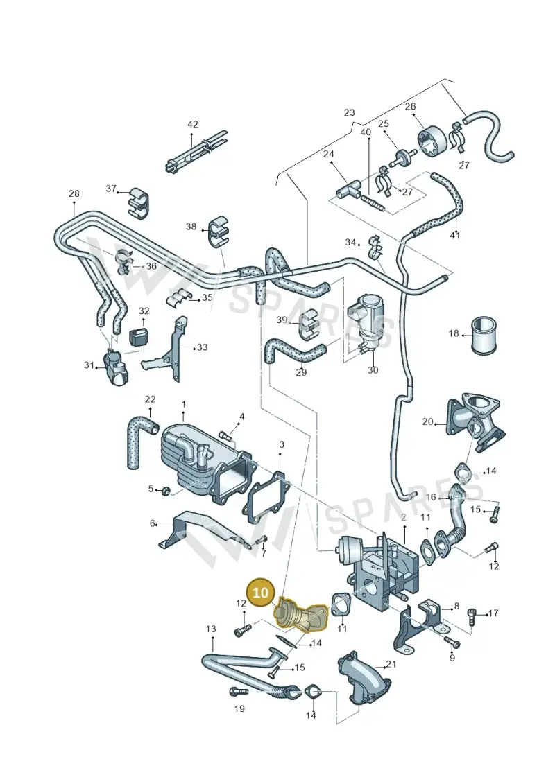 059131503H — Volkswagen PHAETON                08> (2007-) diagram 258131500, position 10