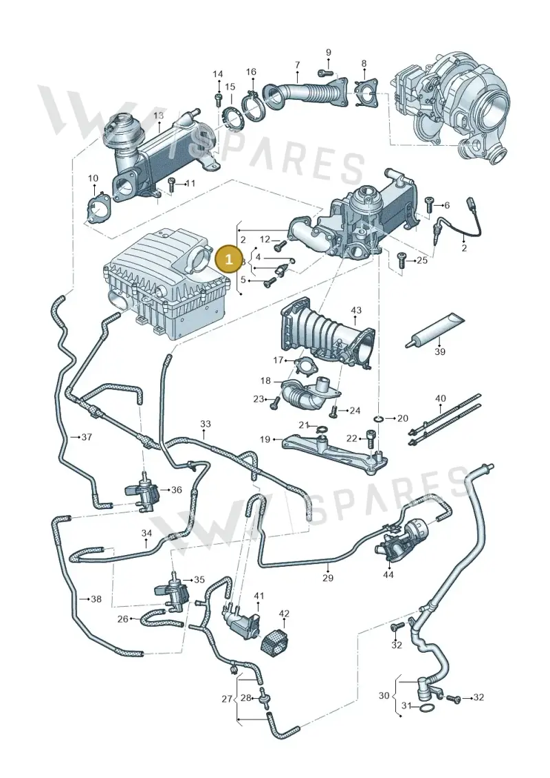 059131511CE — Volkswagen Amarok twin cab (2022-) diagram 894131750, position 1
