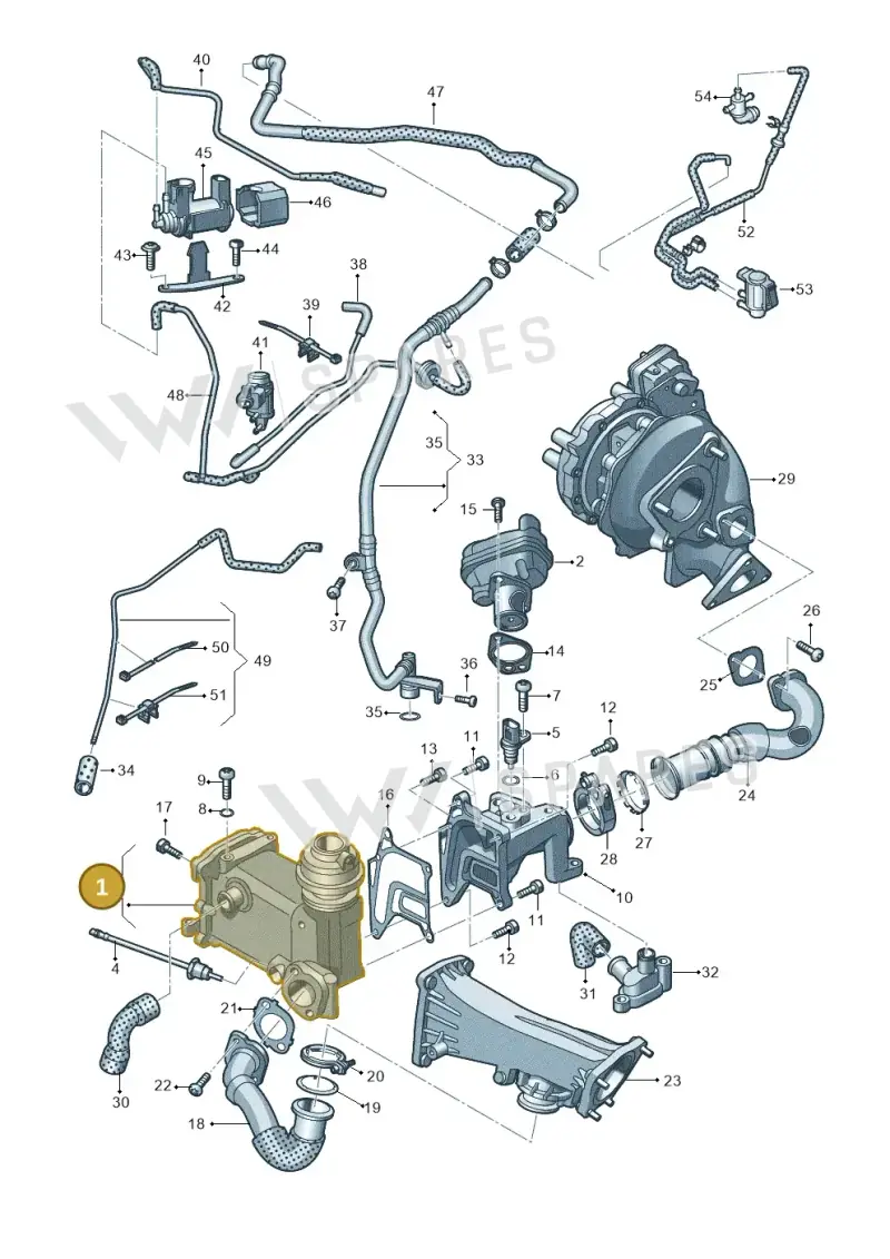 059131515FP — Volkswagen Touareg (2012-2014) diagram 693131700, position 1