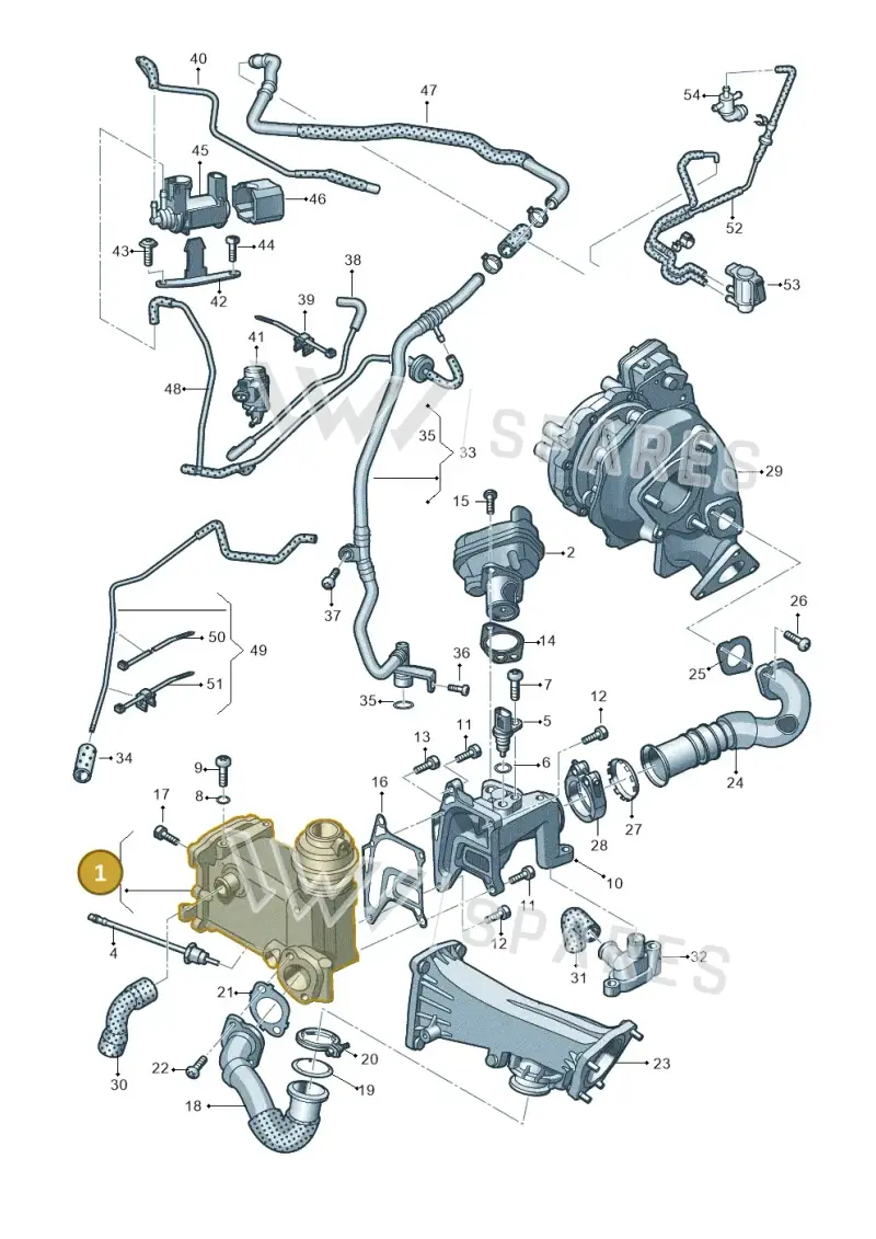 059131515FS — Volkswagen Touareg (2012-2014) diagram 693131700, position 1