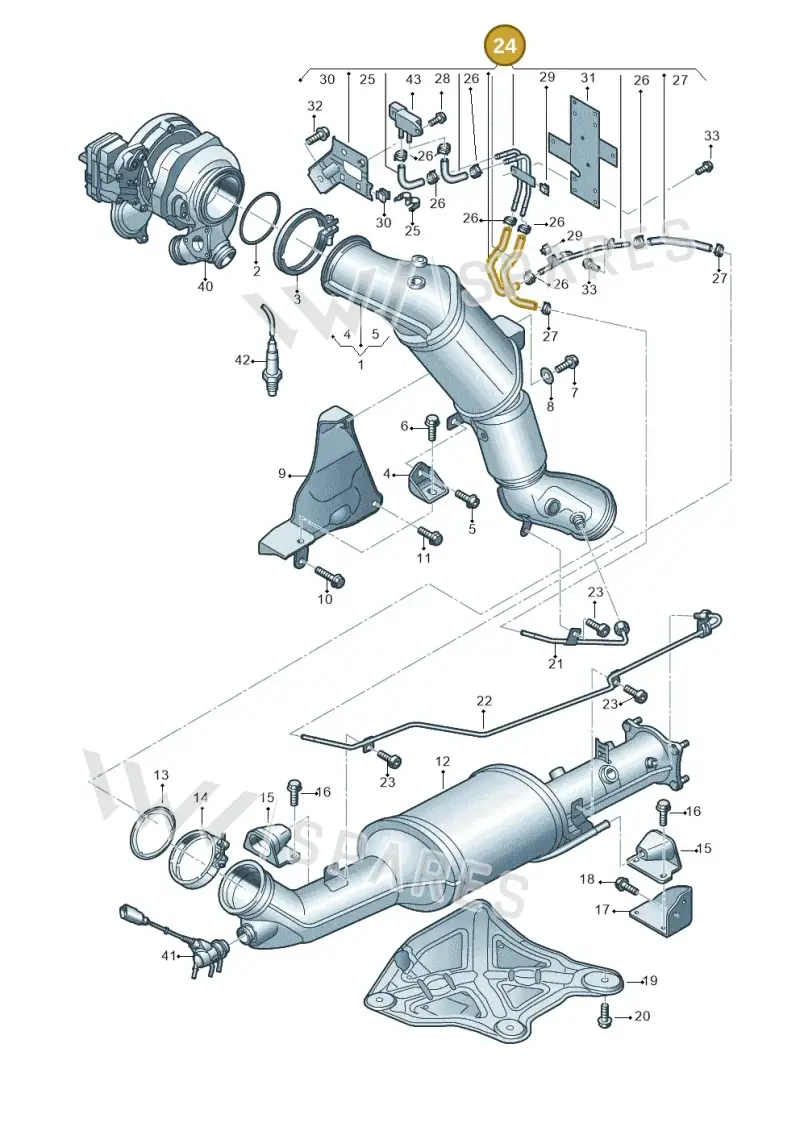 059131552E — Volkswagen Amarok twin cab (2022-) diagram 894253480, position 24