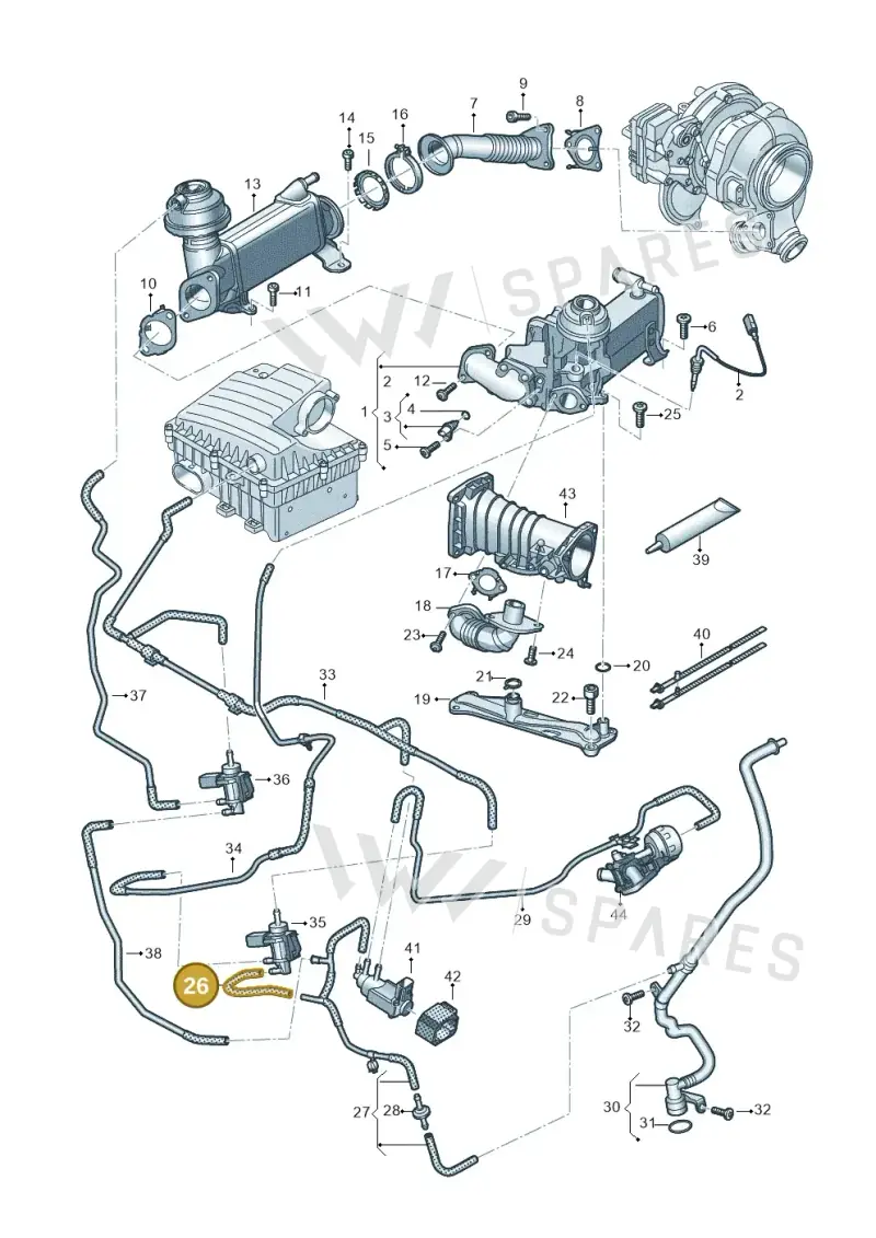 059131622L — Volkswagen Amarok twin cab (2022-) diagram 894131750, position 26