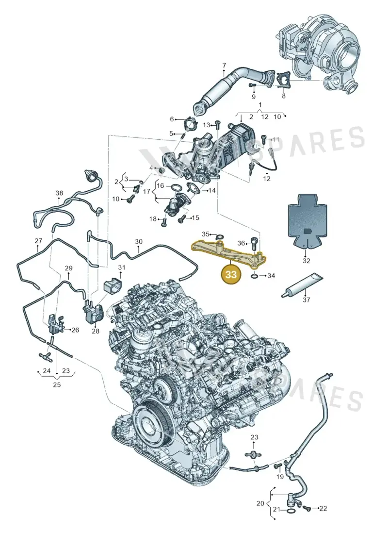059131680L — Volkswagen Touareg (2017-2023) diagram 439131120, position 33