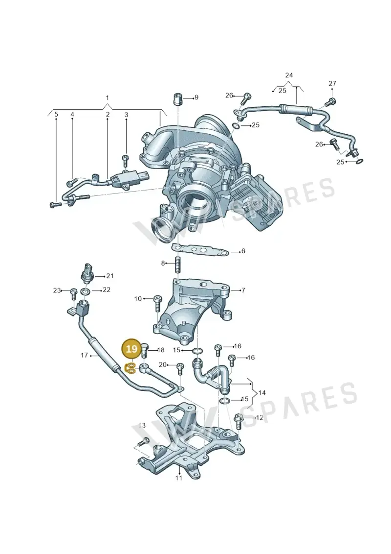 059145119C — Volkswagen Touareg (2017-2023) diagram 439145550, position 19