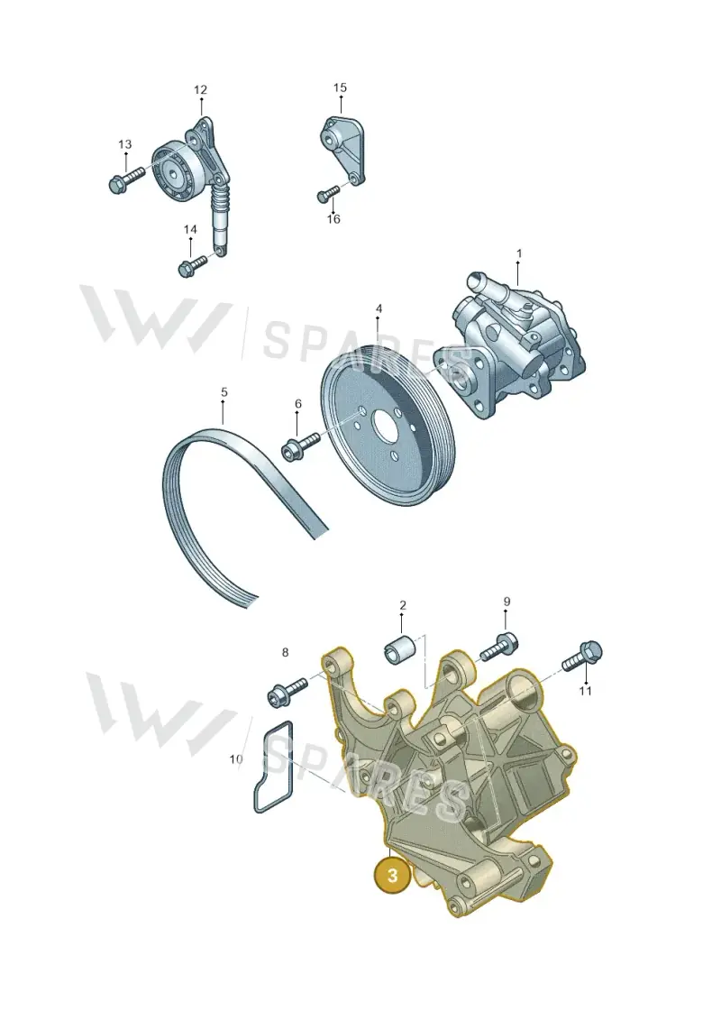 059145167AE — Volkswagen Touareg                08> (2007-) diagram 274145250, position 3