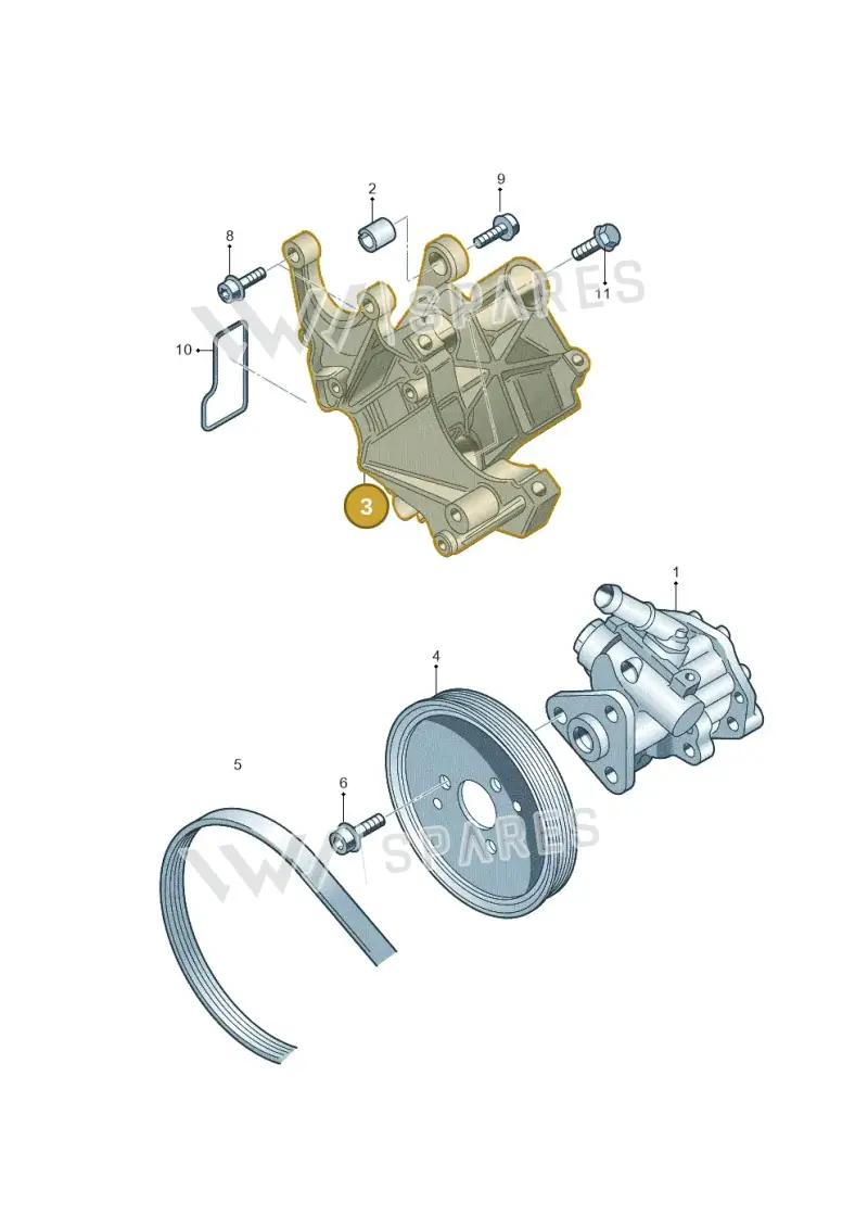 059145167AE — Volkswagen PHAETON                08> (2007-) diagram 291145750, position 3