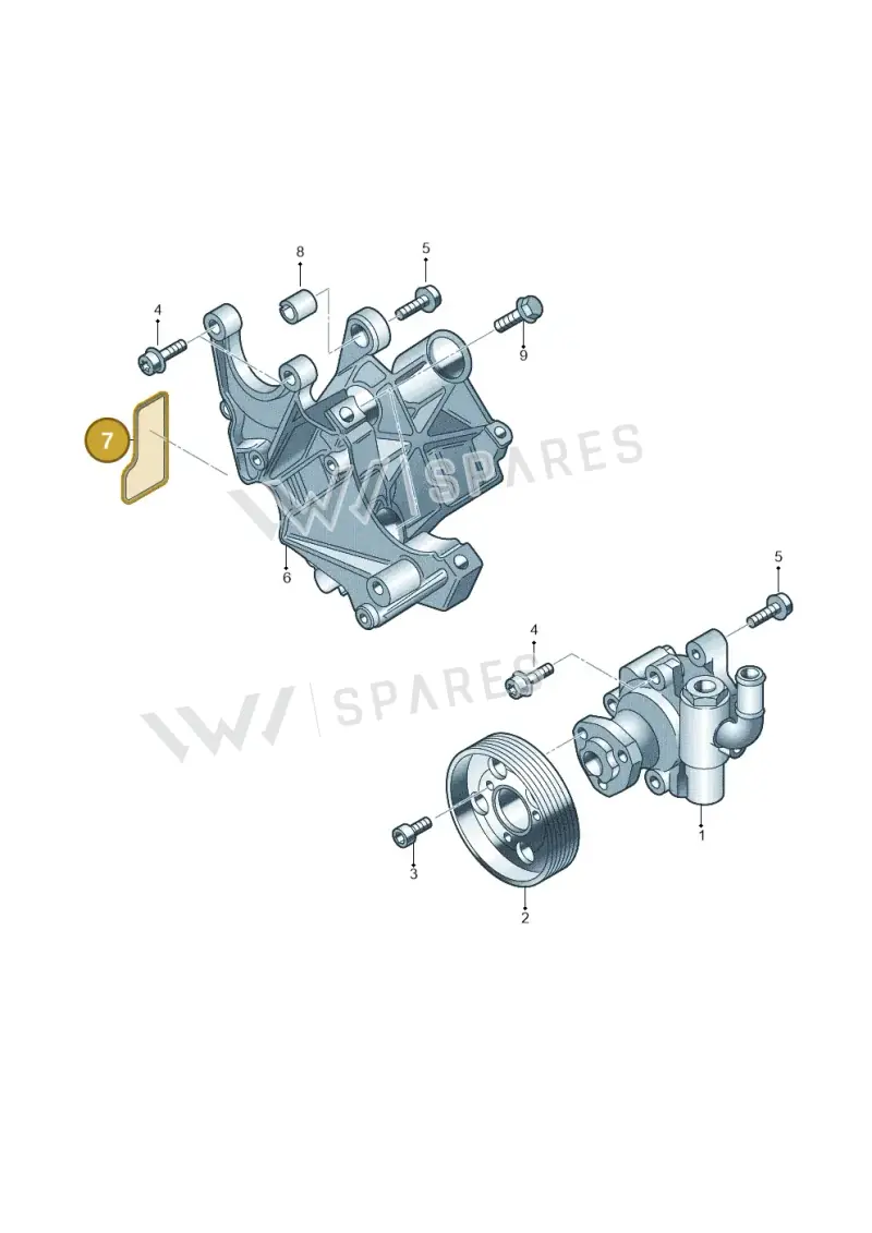 059145773 — Volkswagen Phaeton 4motion (2010-2016) diagram 710145100, position 7