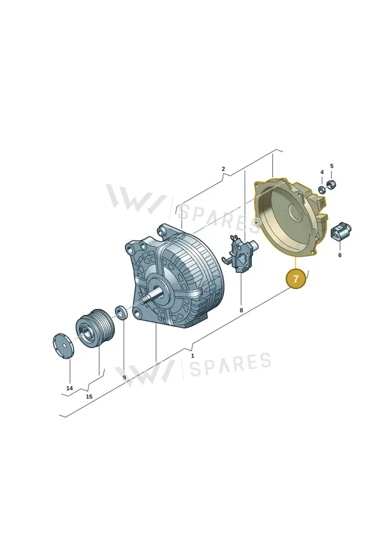 059903193C — Volkswagen Tiguan 2.0 4Motion (2017-2024) diagram 2gm903000, position 7