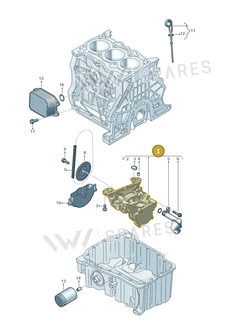 05C145208A — Volkswagen Taigo (2021-2024) diagram 587115010, position 1
