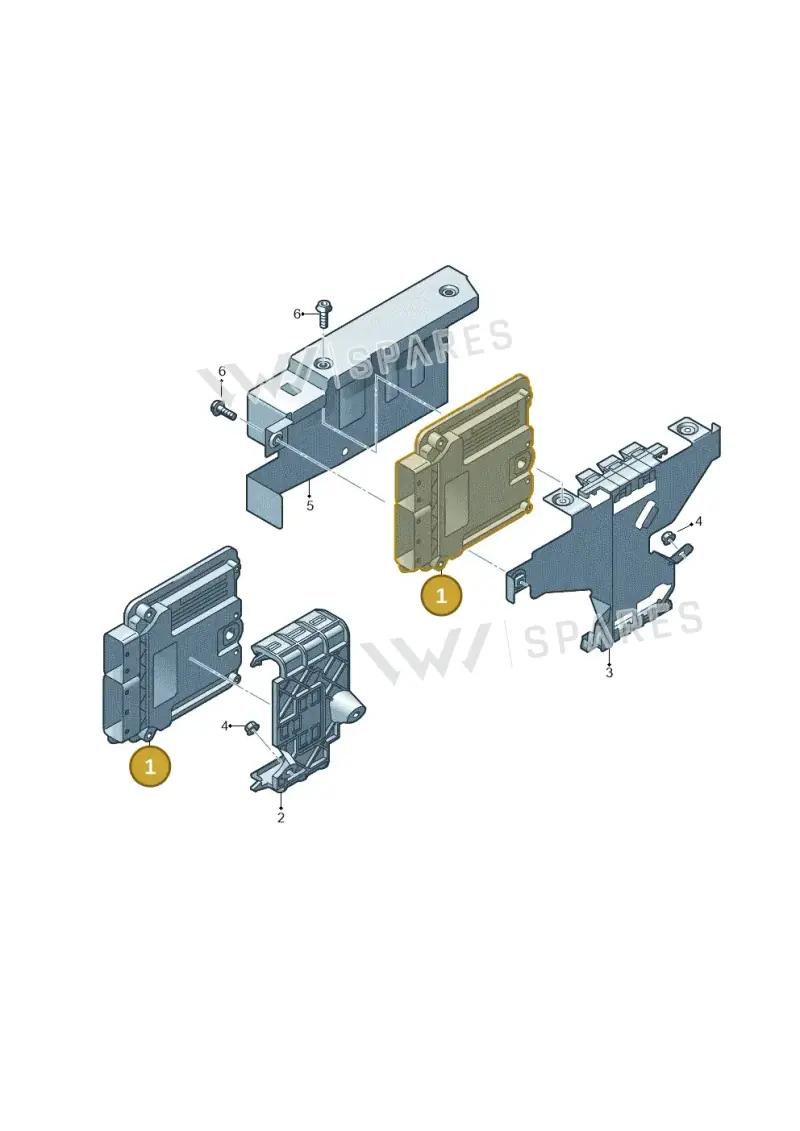 05C906032M — Volkswagen Taigo (2021-2024) diagram 746906200, position 1