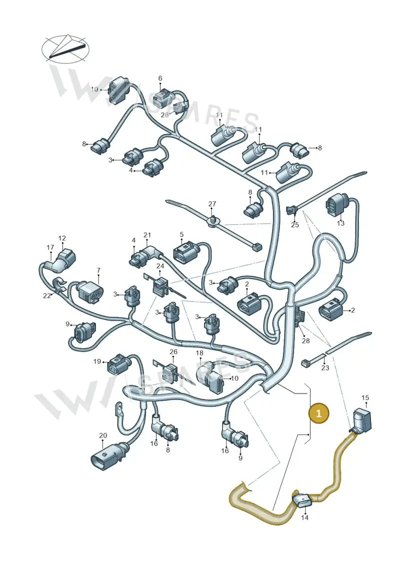 05C972627D — Volkswagen Taigo (2021-2024) diagram 746971150, position 1