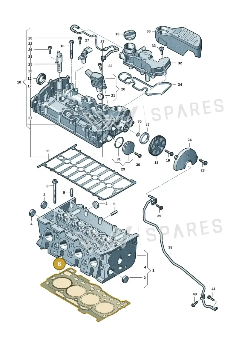 05E103383 — Volkswagen Passat estate (2023-) diagram 3j0103340, position 6