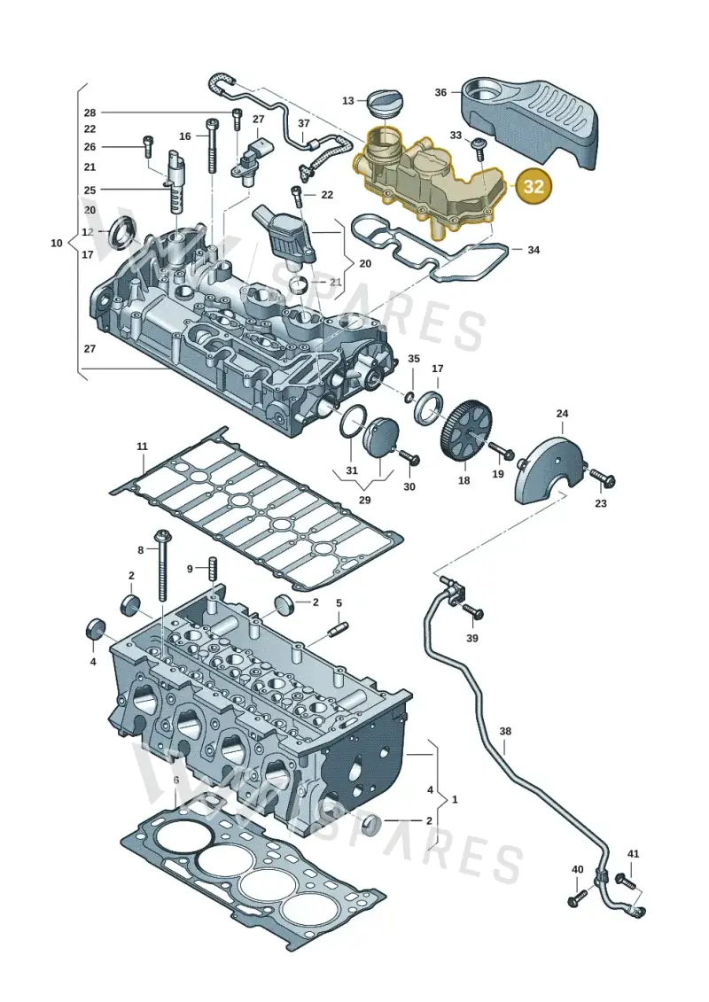 05E103495AE — Skoda Kodiaq (2024-2024) diagram 3j0103340, position 32