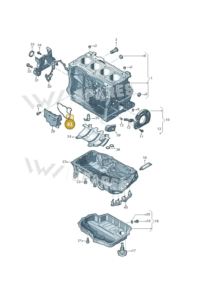 05E103517S — Volkswagen Passat estate (2023-) diagram 813103006, position 41